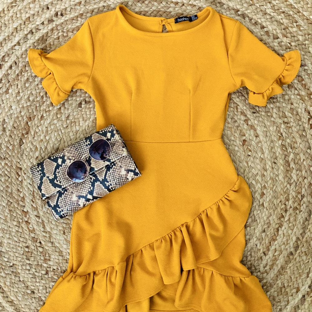 Yellow Cocktail Dress